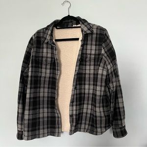 LL Bean Fleece Lined Flannel